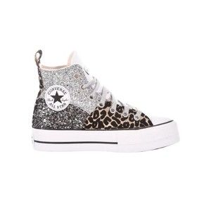Converse Platform Silver, White, Black - NWT